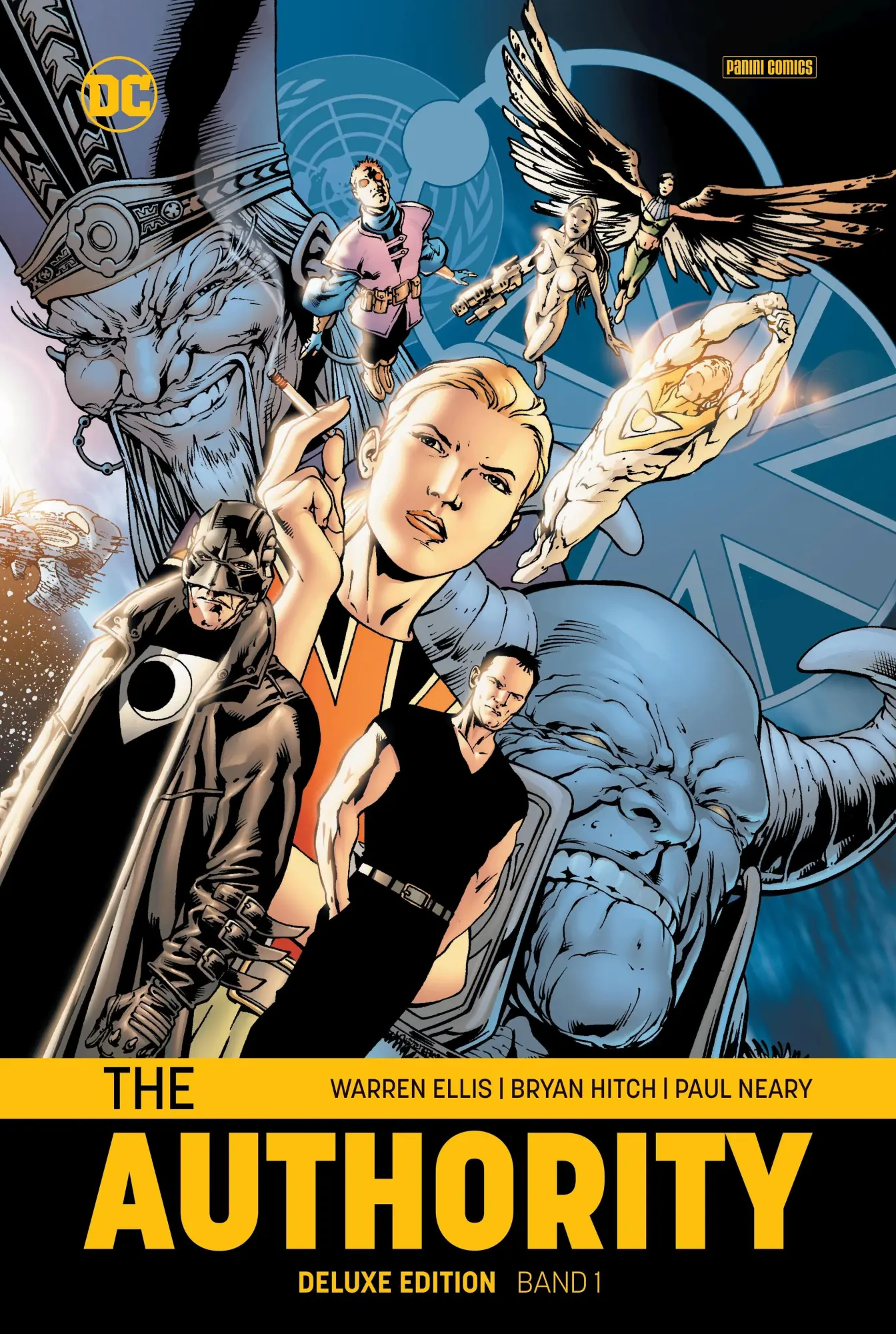 Cover: 9783741635960 | The Authority (Deluxe Edition). Bd. 1 (von 4) | Warren Ellis (u. a.)