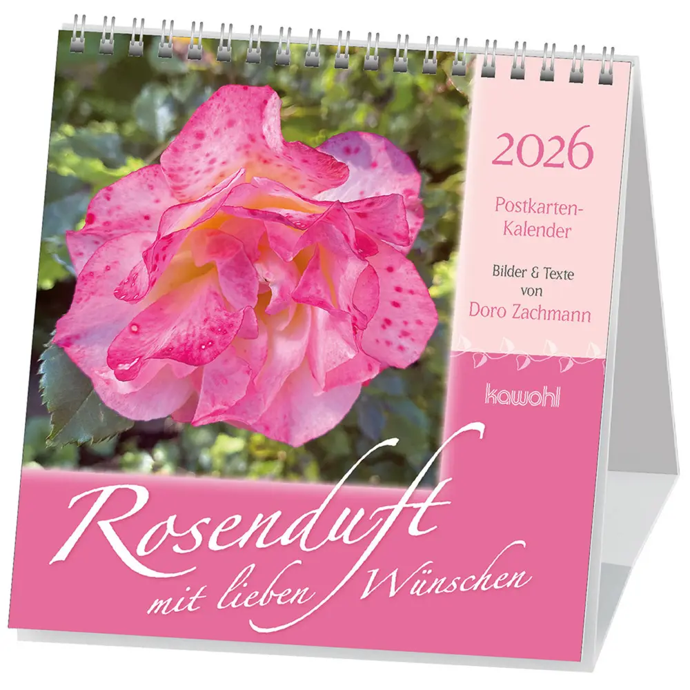 Cover: 9783754815960 | Rosenduft mit lieben Wünschen 2026 | Rosen-Postkarten-Kalender | 13 S.