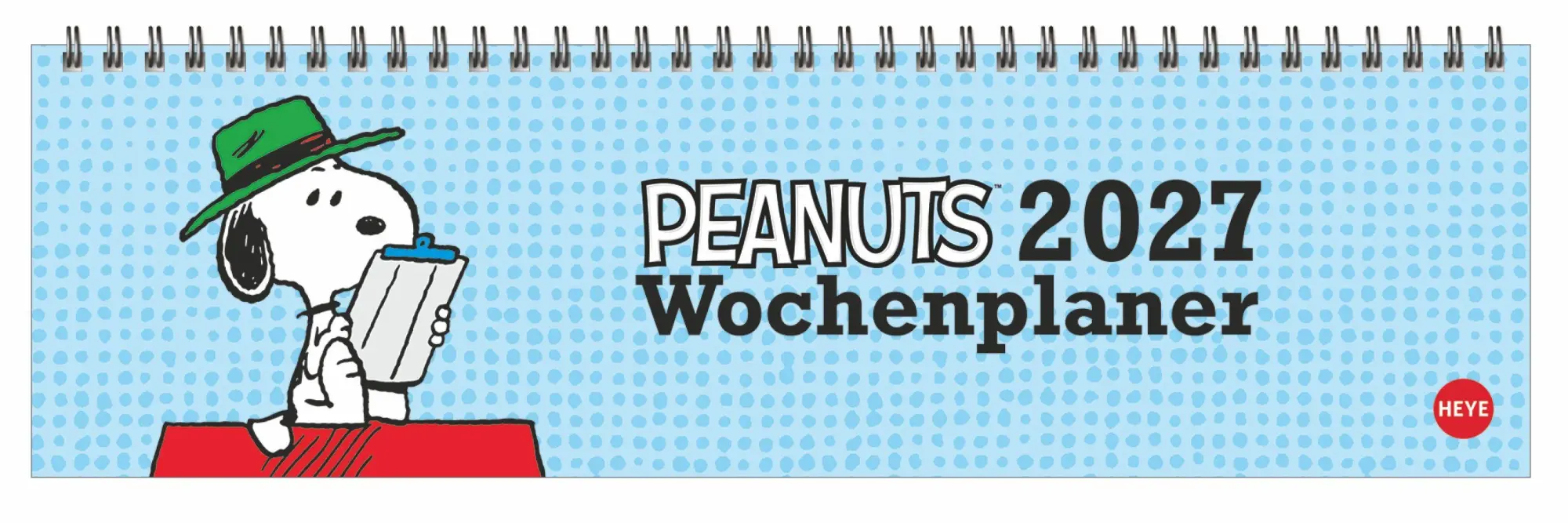 Cover: 9783756415960 | Peanuts Wochenquerplaner 2027 | Heye | Kalender | Spiralbindung | 2027