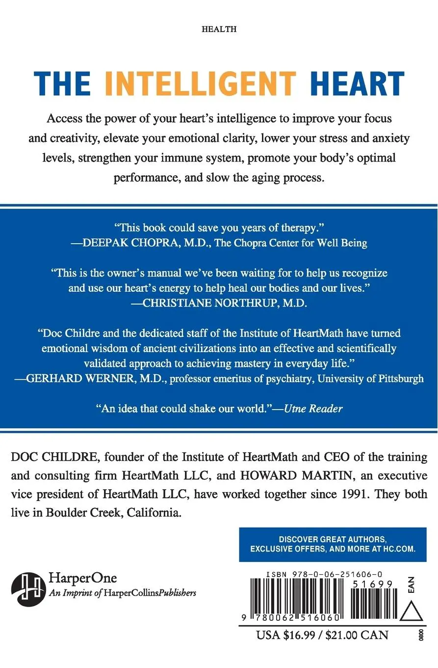 Rückseite: 9780062516060 | The Heartmath Solution | Doc Childre (u. a.) | Taschenbuch | Englisch