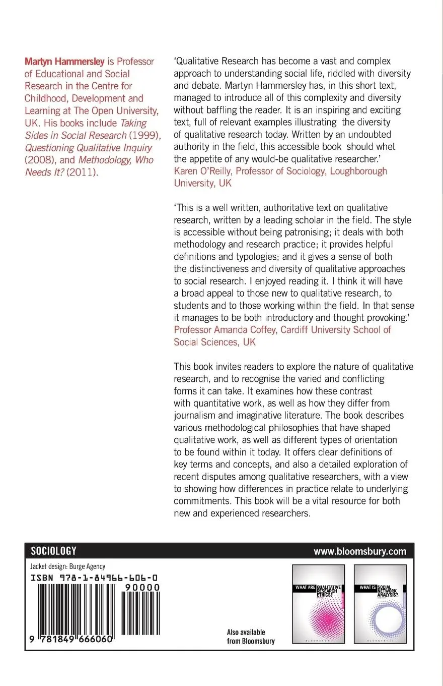 Rückseite: 9781849666060 | What is Qualitative Research? | Martyn Hammersley | Taschenbuch | 2012