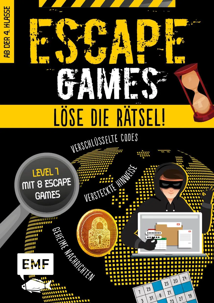 Cover: 9783960936060 | Escape Games - Löse die Rätsel! - Level 1 mit 8 Escape Games ab 9...