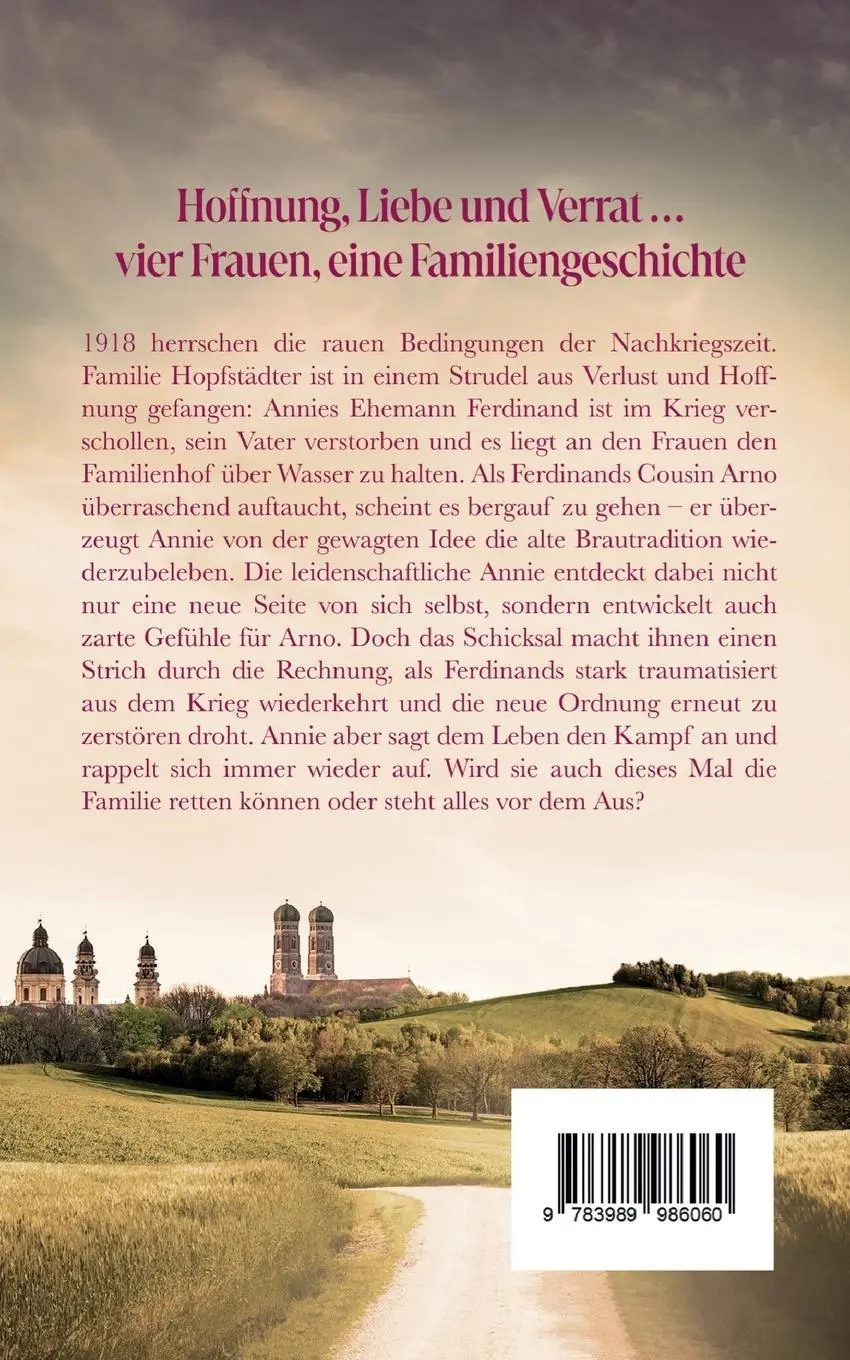Rückseite: 9783989986060 | Die Hopfstädter-Saga | Der Geschmack der Freiheit | Frida Cordes