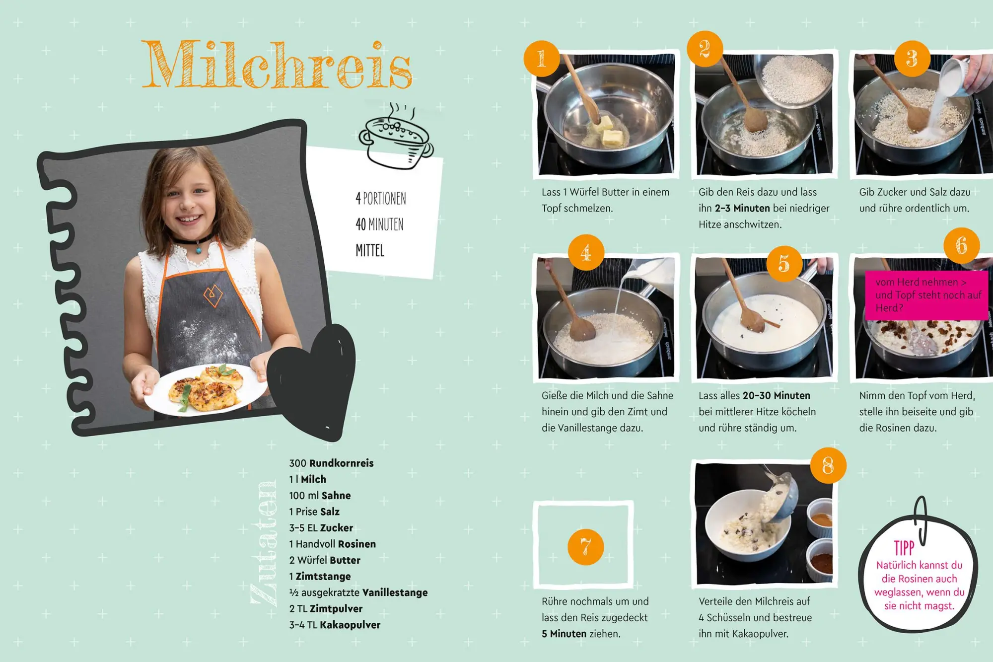 Bild: 9788868396060 | Die Kochschule für Kinder | 40 kinderleichte Rezepte zum Nachkochen