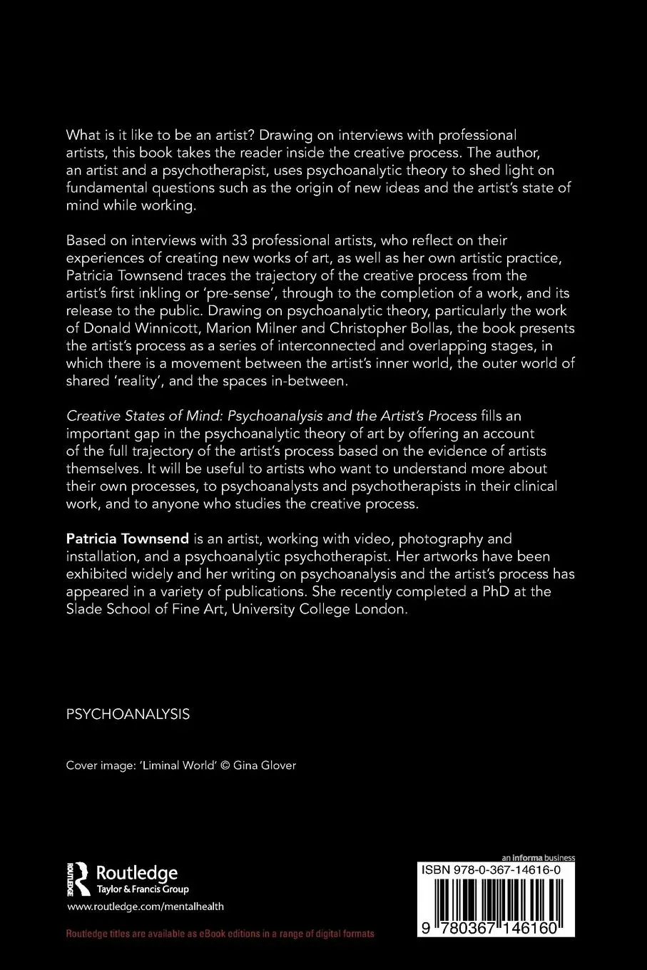 Rückseite: 9780367146160 | Creative States of Mind | Psychoanalysis and the Artist's Process
