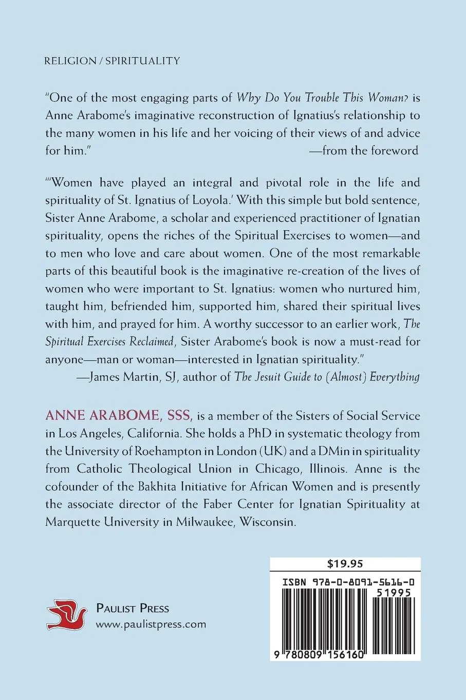 Rückseite: 9780809156160 | Why Do You Trouble This Woman? | Anne Arabome | Taschenbuch | Englisch