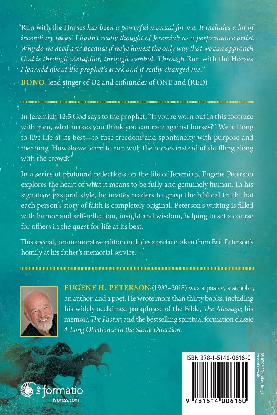 Rückseite: 9781514006160 | Run with the Horses | The Quest for Life at Its Best | Peterson | Buch