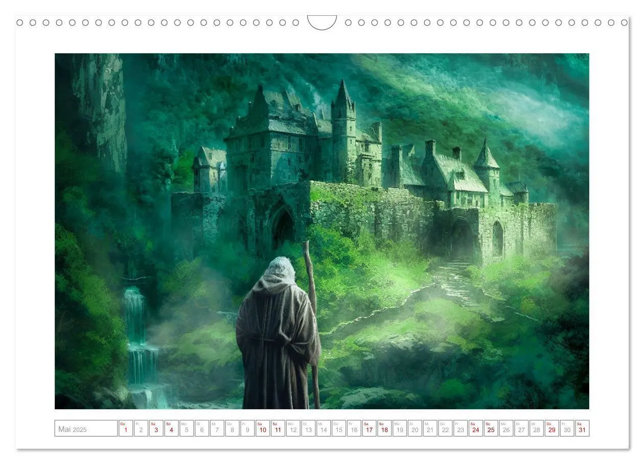 Bild: 9783383826160 | Die Reise des Magiers (Wandkalender 2025 DIN A3 quer), CALVENDO...