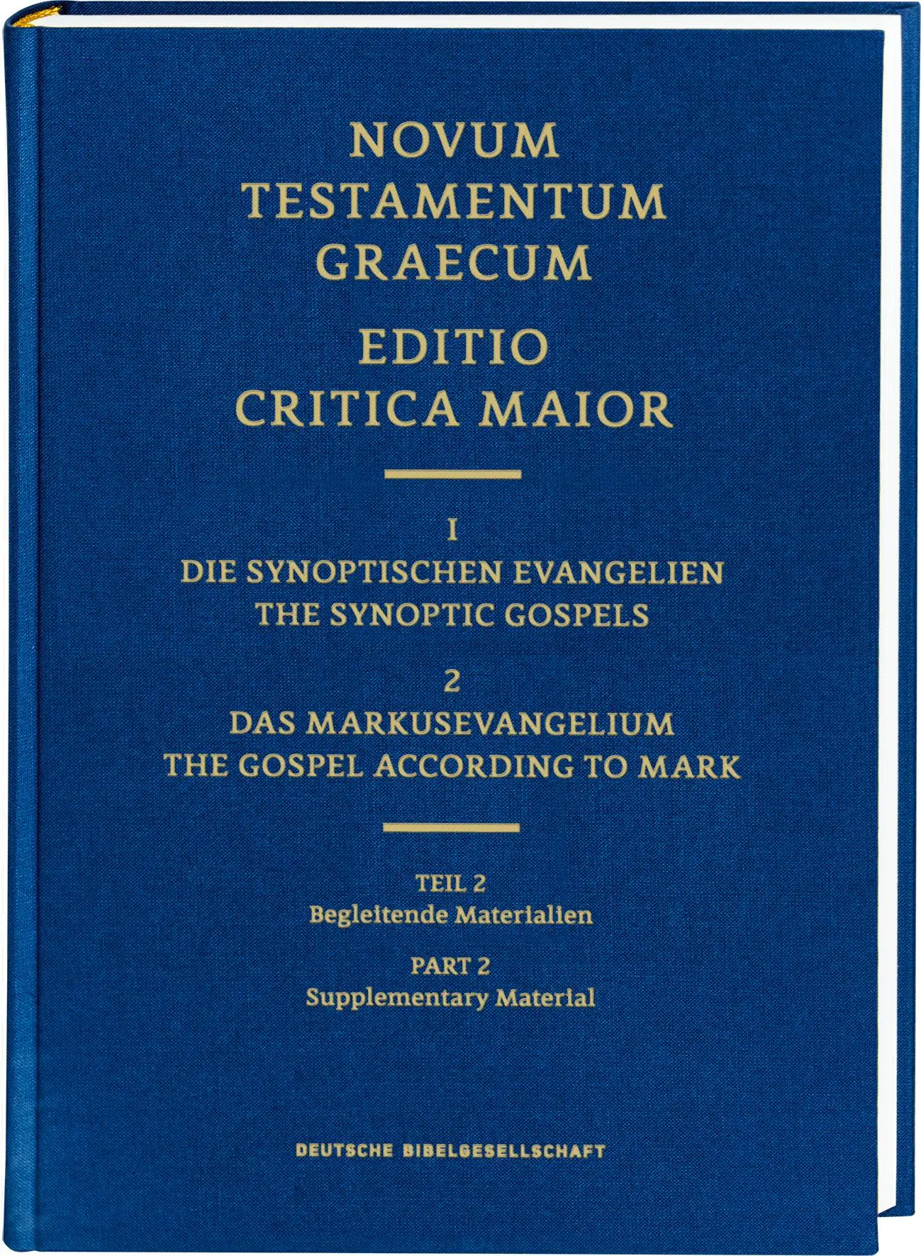 Cover: 9783438056160 | ECM I/2.2. Markusevangelium. Begleitende Materialien | Textforschung