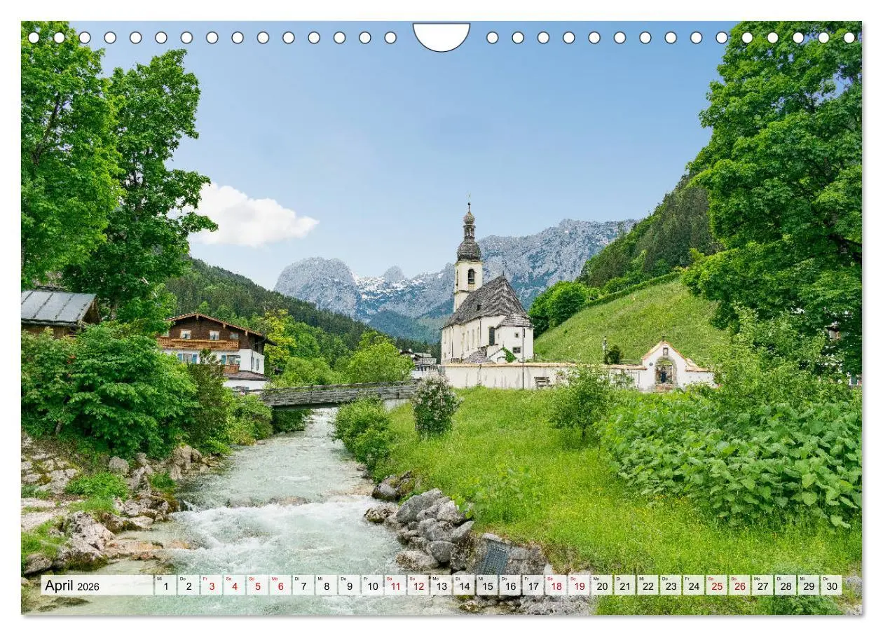 Bild: 9783457936160 | Wanderparadies Bayerische Alpen (Wandkalender 2026 DIN A4 quer),...