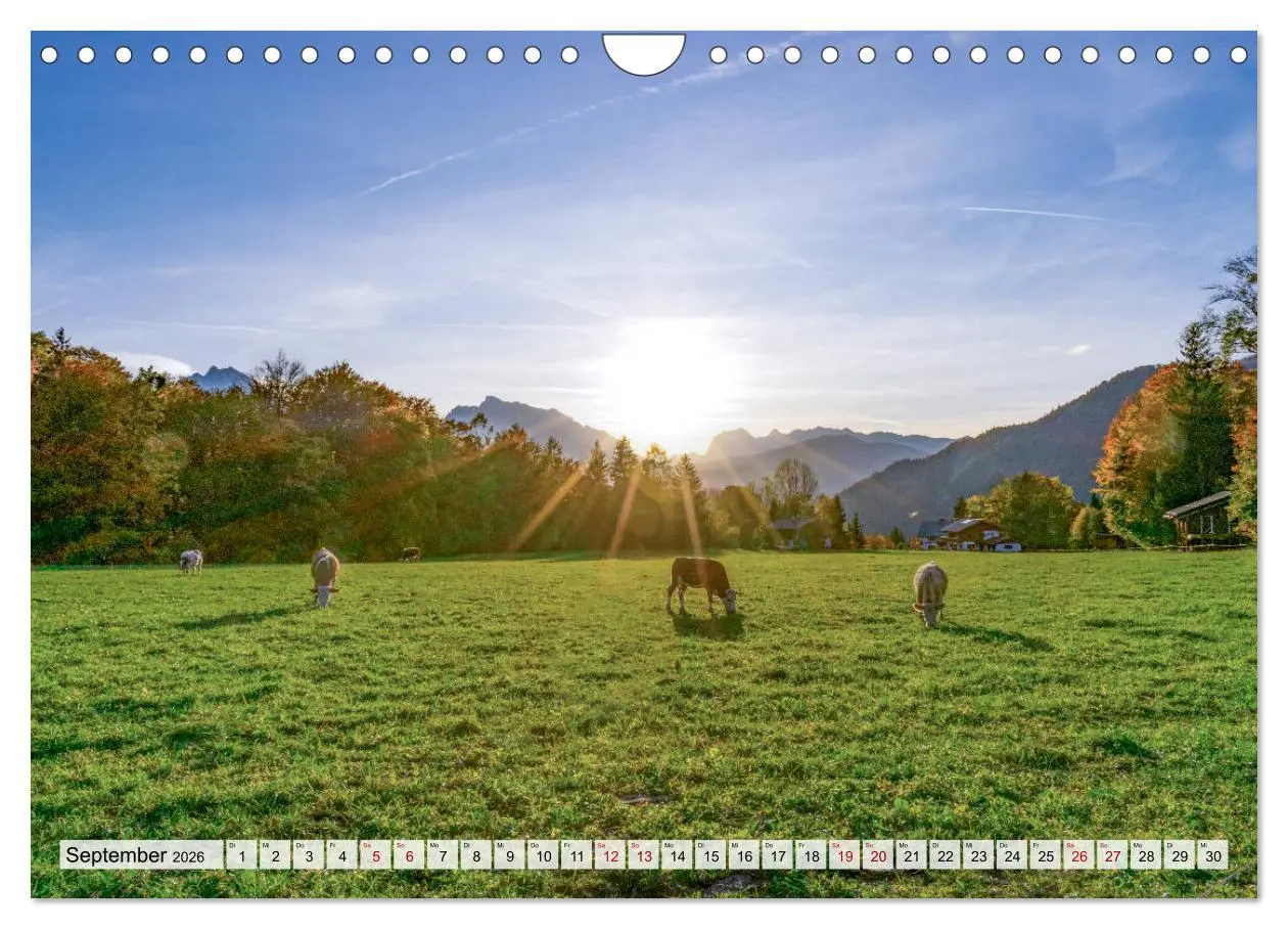 Bild: 9783457936160 | Wanderparadies Bayerische Alpen (Wandkalender 2026 DIN A4 quer),...