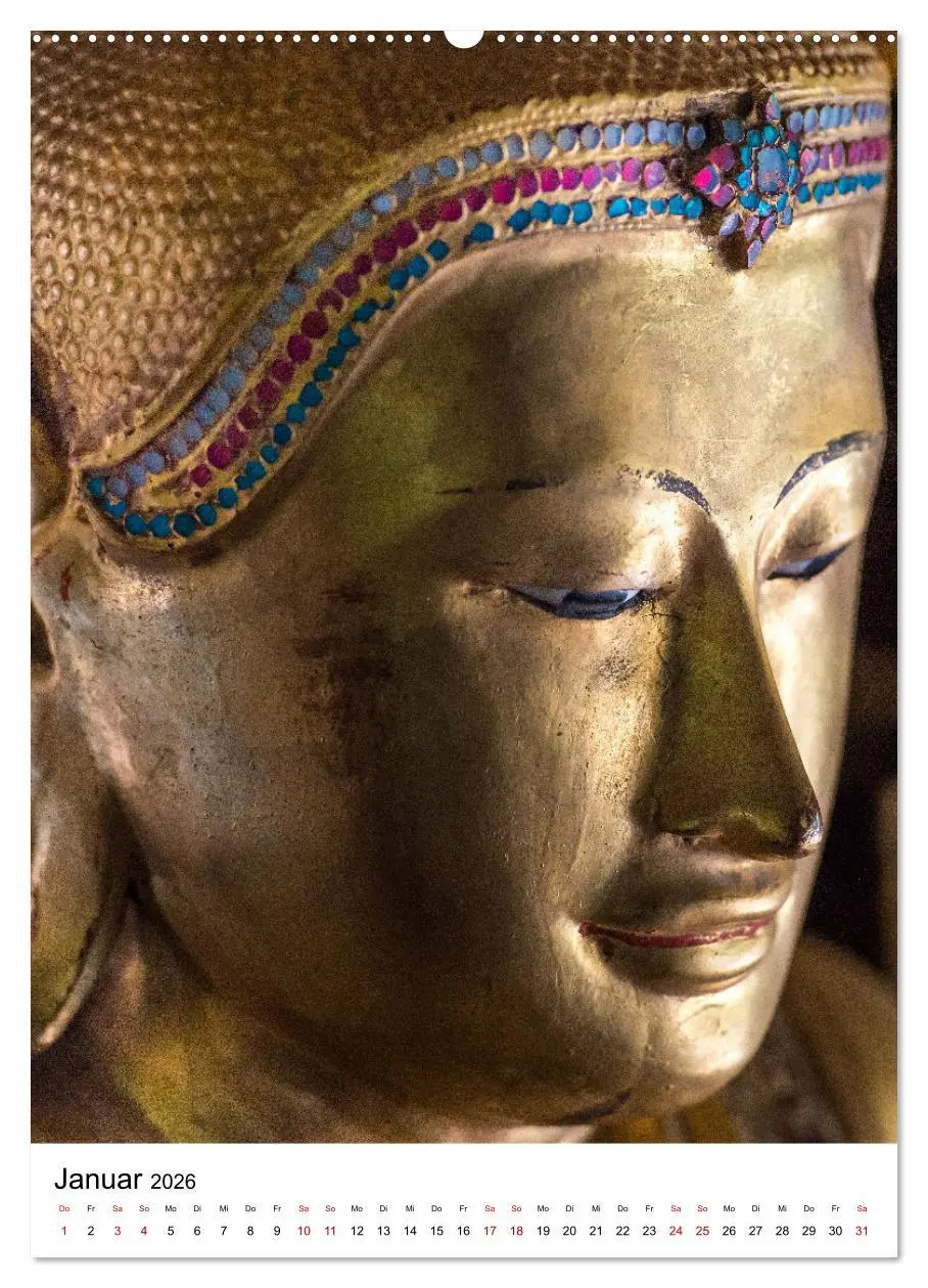 Bild: 9783516336160 | Buddhas im Glück (hochwertiger Premium Wandkalender 2026 DIN A2...