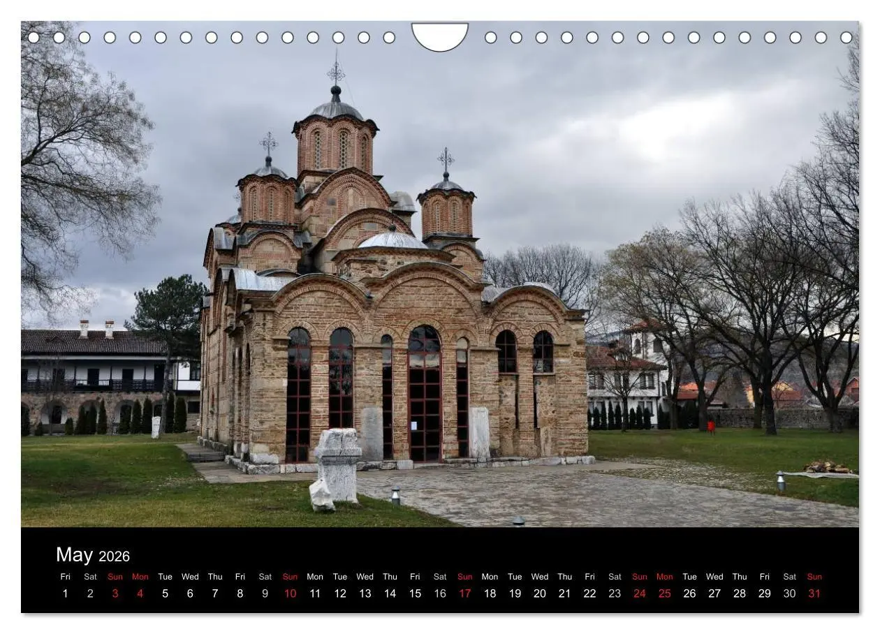 Bild: 9783516576160 | Monuments of Kosovo 2026 (Wall Calendar 2026 DIN A4 landscape),...