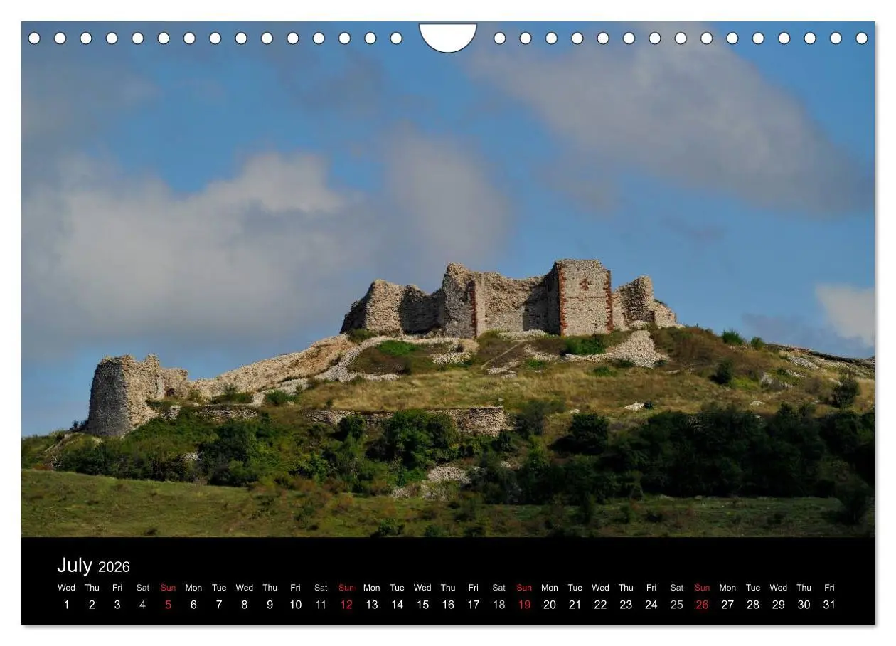 Bild: 9783516576160 | Monuments of Kosovo 2026 (Wall Calendar 2026 DIN A4 landscape),...