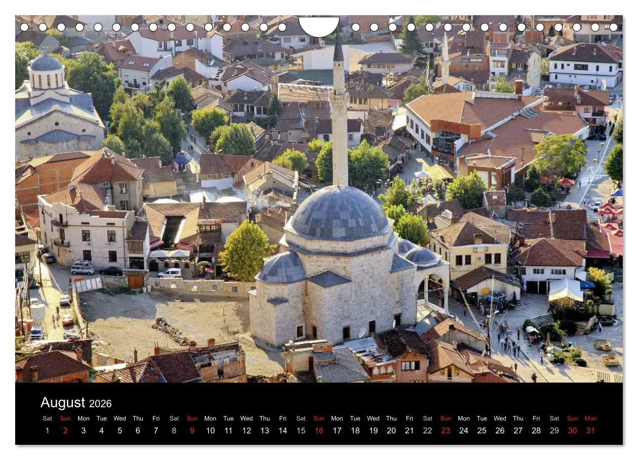 Bild: 9783516576160 | Monuments of Kosovo 2026 (Wall Calendar 2026 DIN A4 landscape),...