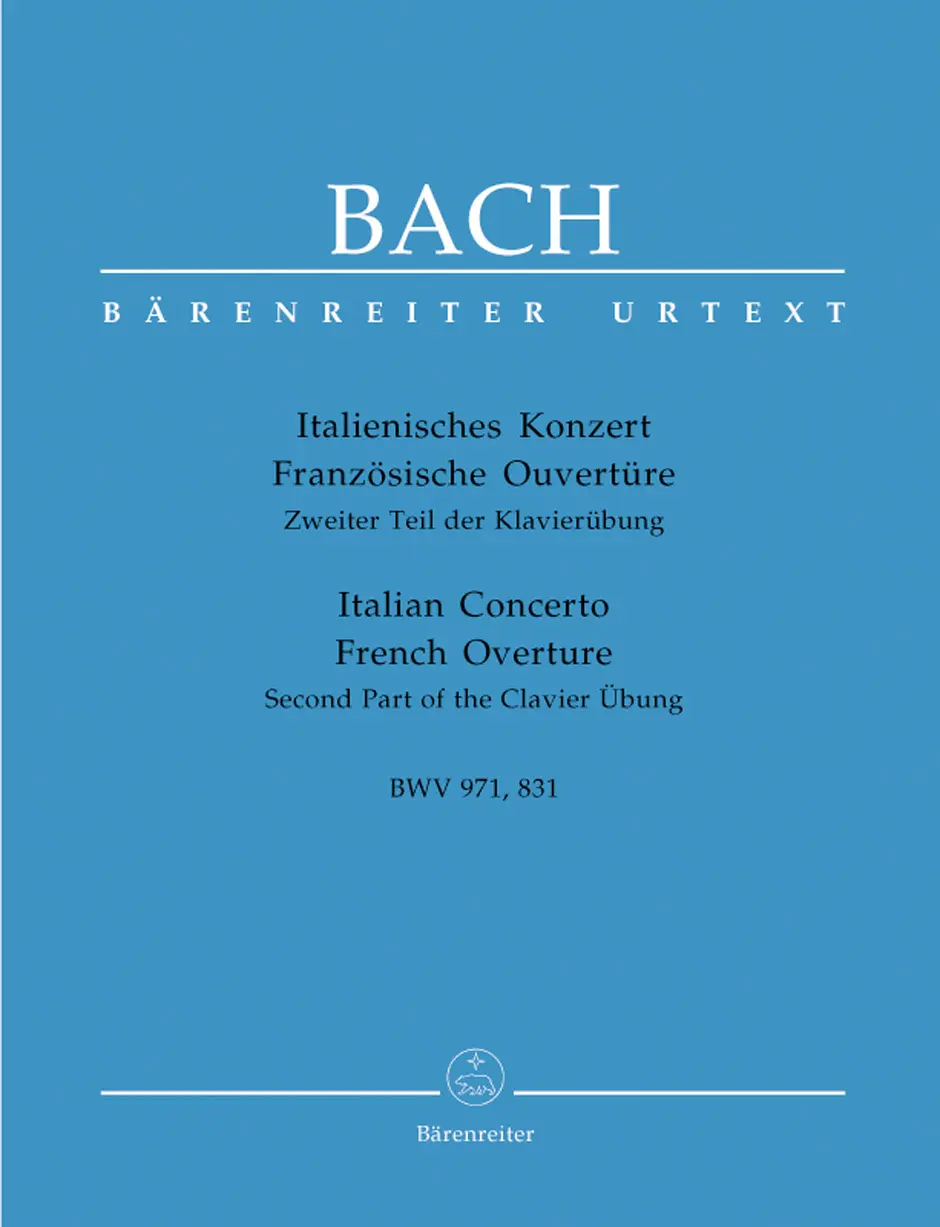 Cover: 9790006466160 | Italienisches Konzert/Französische Ouvertüre BWV 971,831 | Bach | 2019