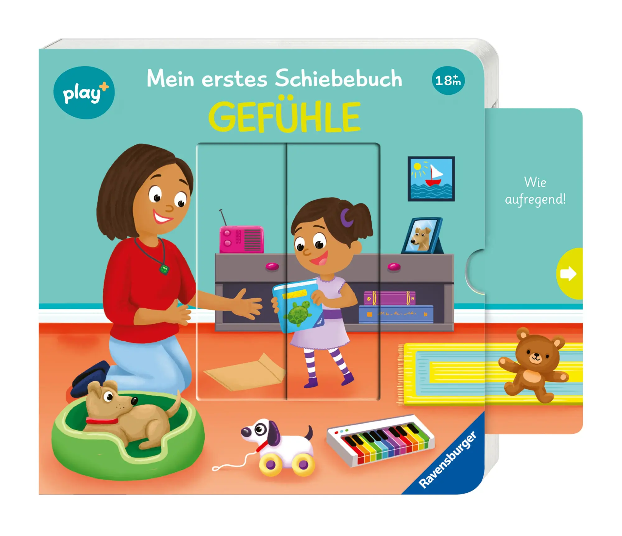 Bild: 9783473456260 | Play+ Mein erstes Schiebebuch Gefühle - ab 18 Monate | Maria Höck