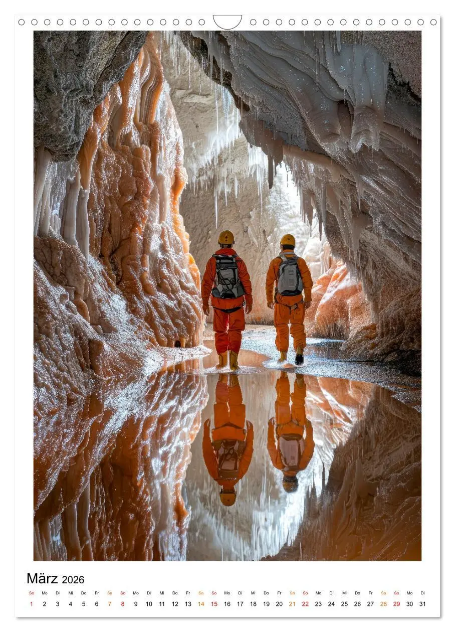 Bild: 9783516256260 | Höhlenforscher - die Unterwelt erforschen (Wandkalender 2026 DIN A3...