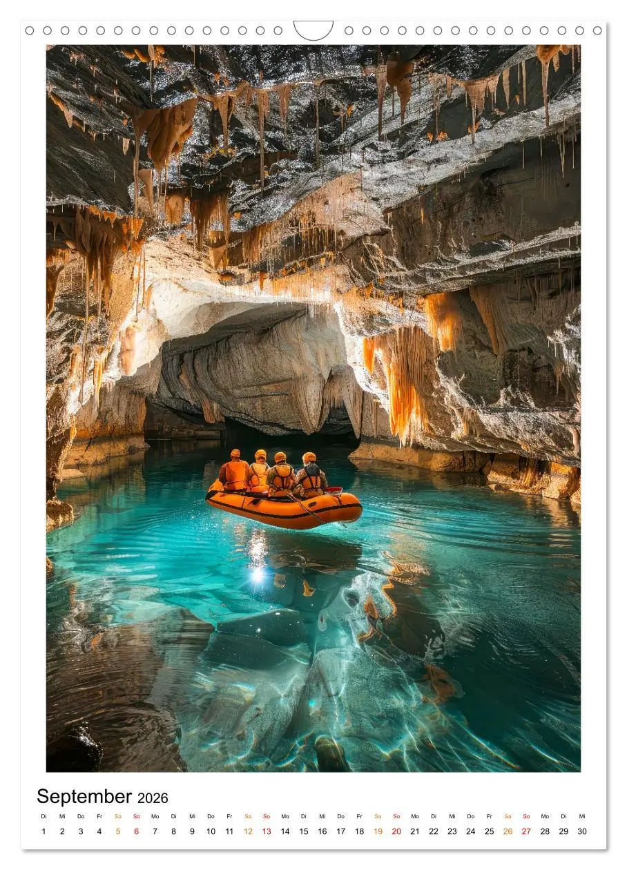 Bild: 9783516256260 | Höhlenforscher - die Unterwelt erforschen (Wandkalender 2026 DIN A3...