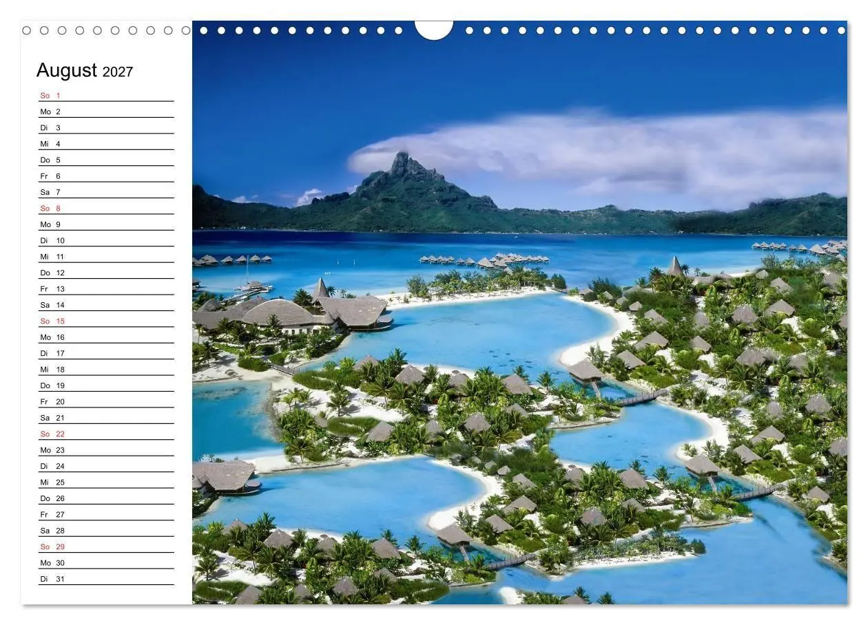 Bild: 9783569966260 | Südsee-Inseln. Von Fidschi bis Bora Bora (Wandkalender 2027 DIN A3...