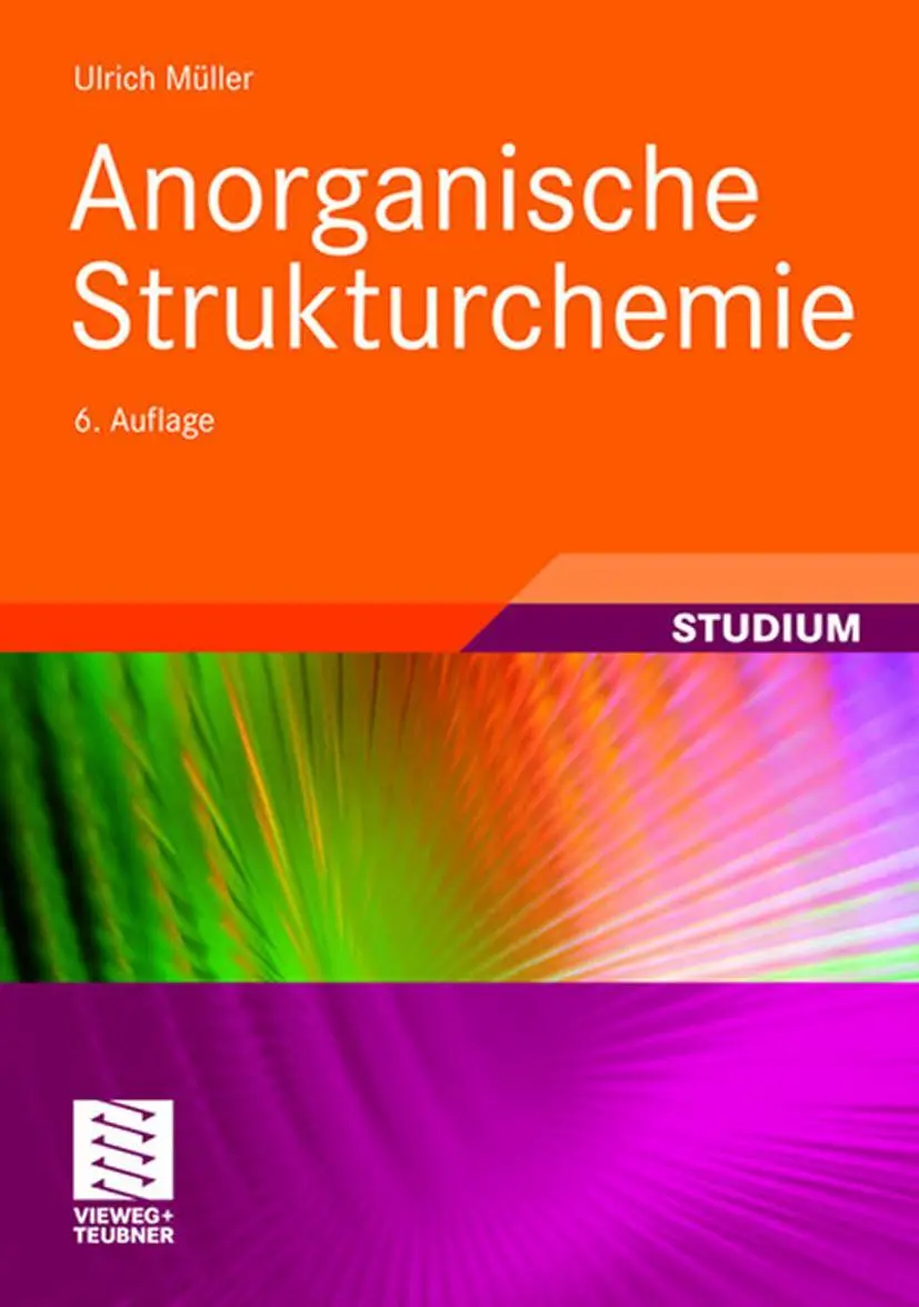 Cover: 9783834806260 | Anorganische Strukturchemie | Ulrich Müller | Taschenbuch | Deutsch Cover: 9783834806260 | Anorganische Strukturchemie | Ulrich Müller | Taschenbuch | Deutsch