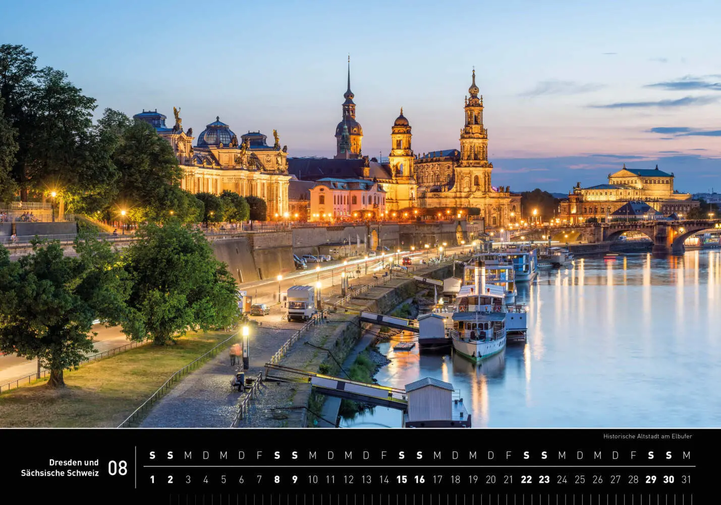 Bild: 9783968556260 | Dresden und Sächsische Schweiz Premiumkalender 2026 | Jan Becke | 2026