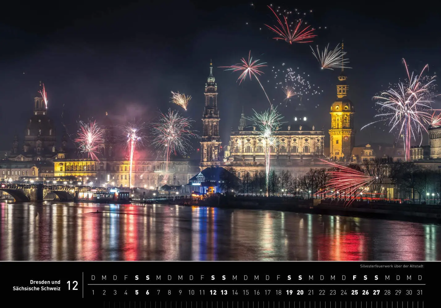 Bild: 9783968556260 | Dresden und Sächsische Schweiz Premiumkalender 2026 | Jan Becke | 2026