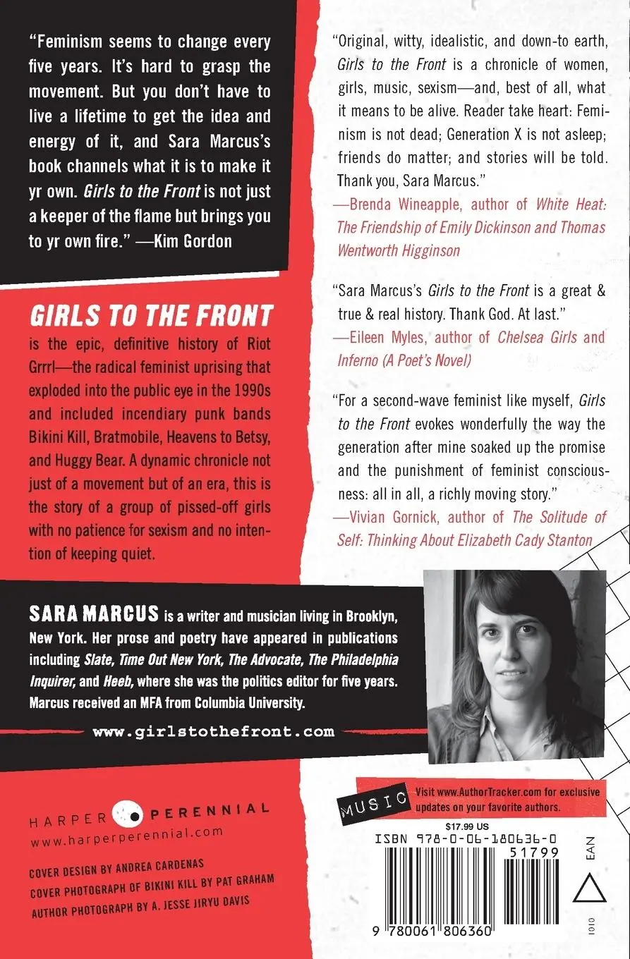 Rückseite: 9780061806360 | Girls to the Front | Sara Marcus | Taschenbuch | Englisch | 2010