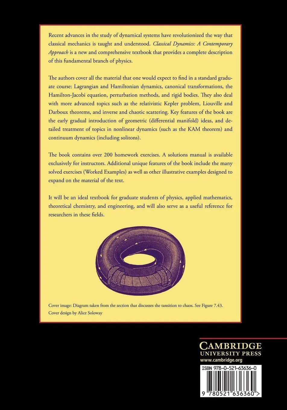 Rückseite: 9780521636360 | Classical Dynamics | A Contemporary Approach | Jorge V. Jose (u. a.)