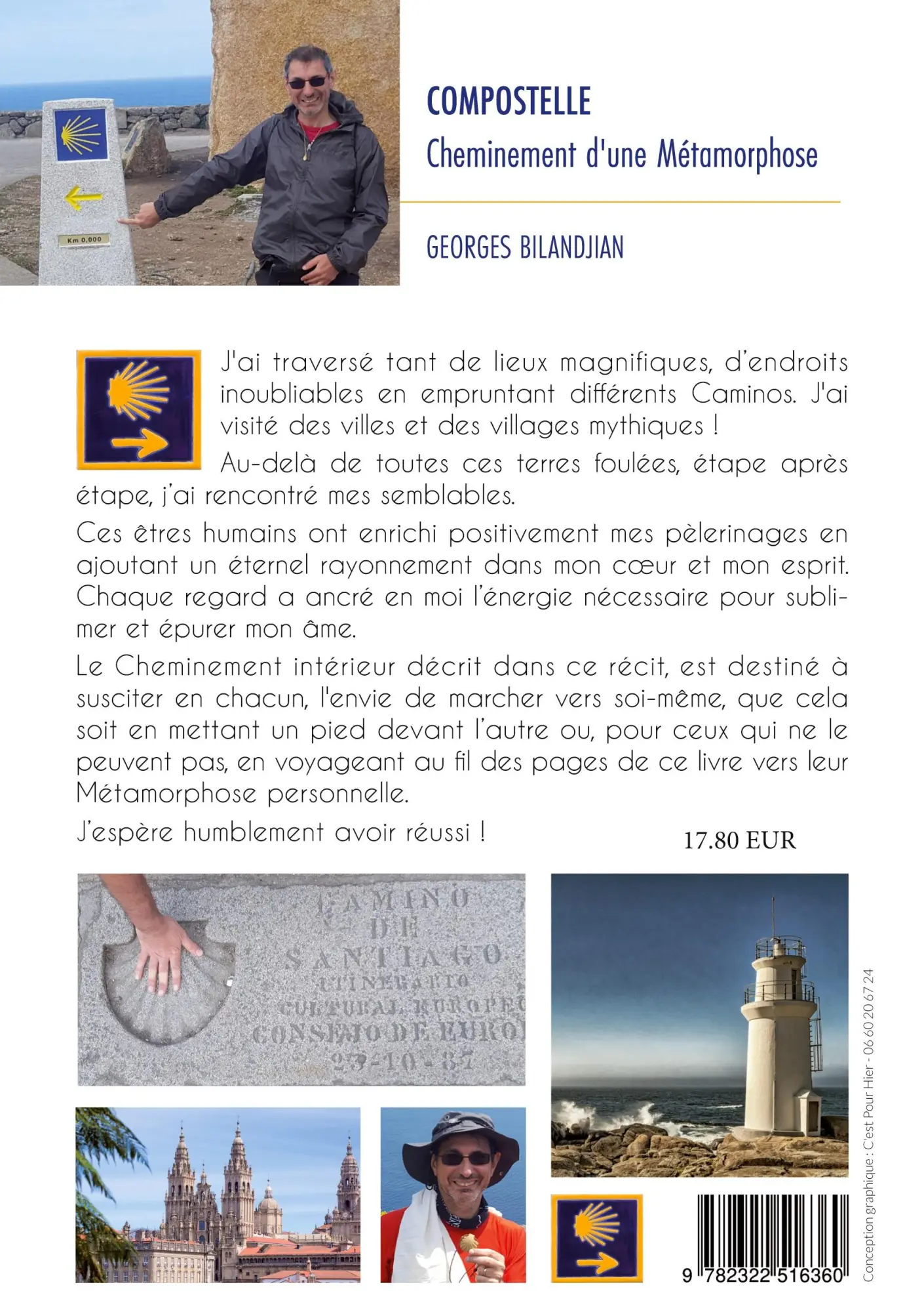 Rückseite: 9782322516360 | Compostelle Cheminement d'une Métamorphose | Georges Bilandjian | Buch