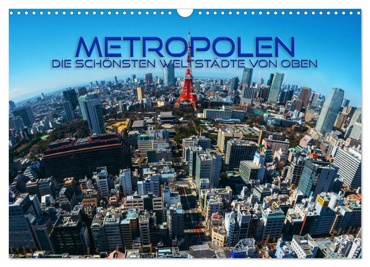 Cover: 9783457916360 | Metropolen - die schönsten Weltstädte von oben (Wandkalender 2026...