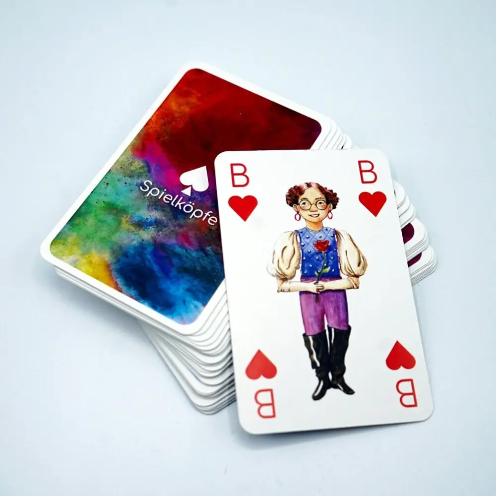 Bild: 4270000966460 | Gendergerechtes Kartendeck (Kinderdeck) | Spielköpfe | Spiel | Deutsch