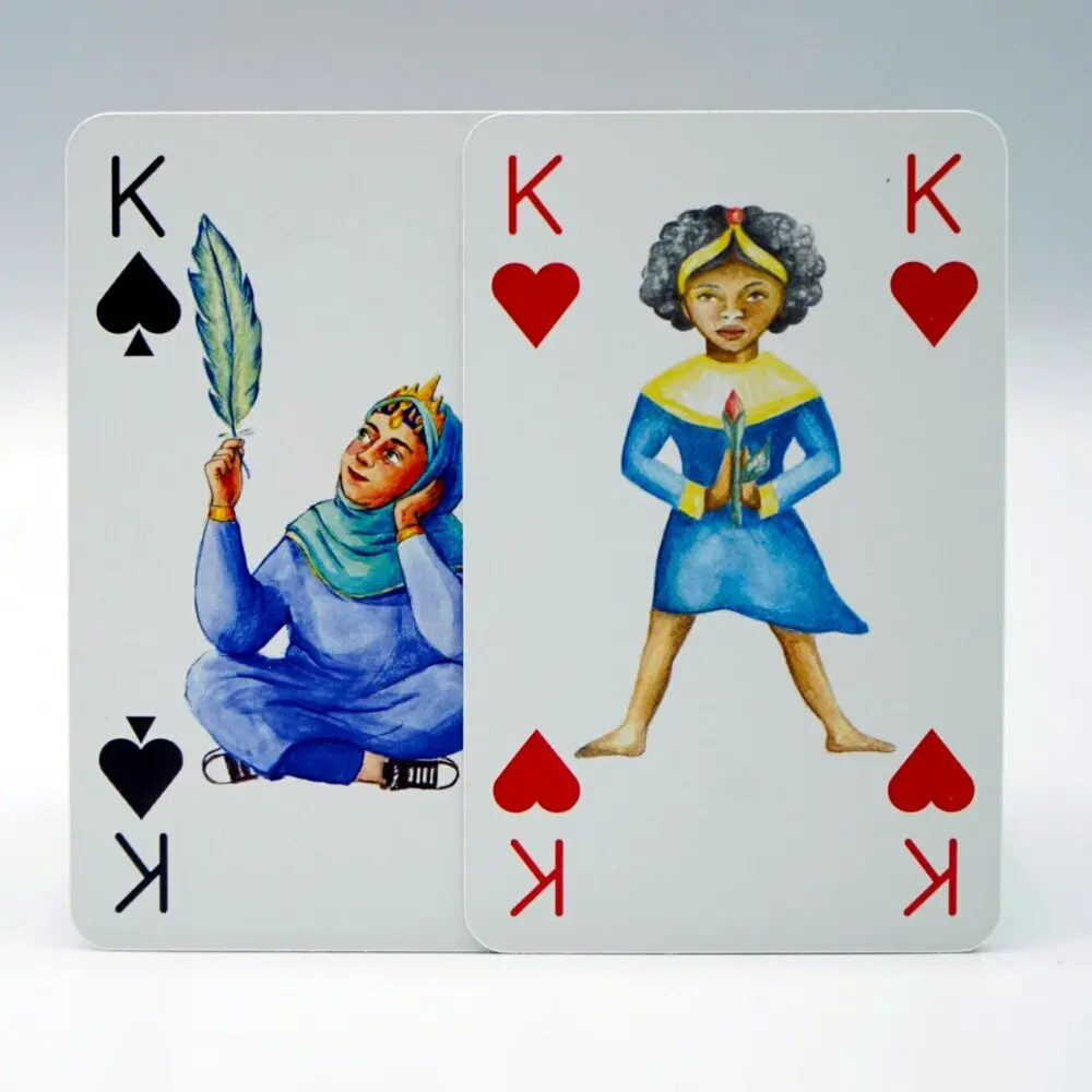 Bild: 4270000966460 | Gendergerechtes Kartendeck (Kinderdeck) | Spielköpfe | Spiel | Deutsch