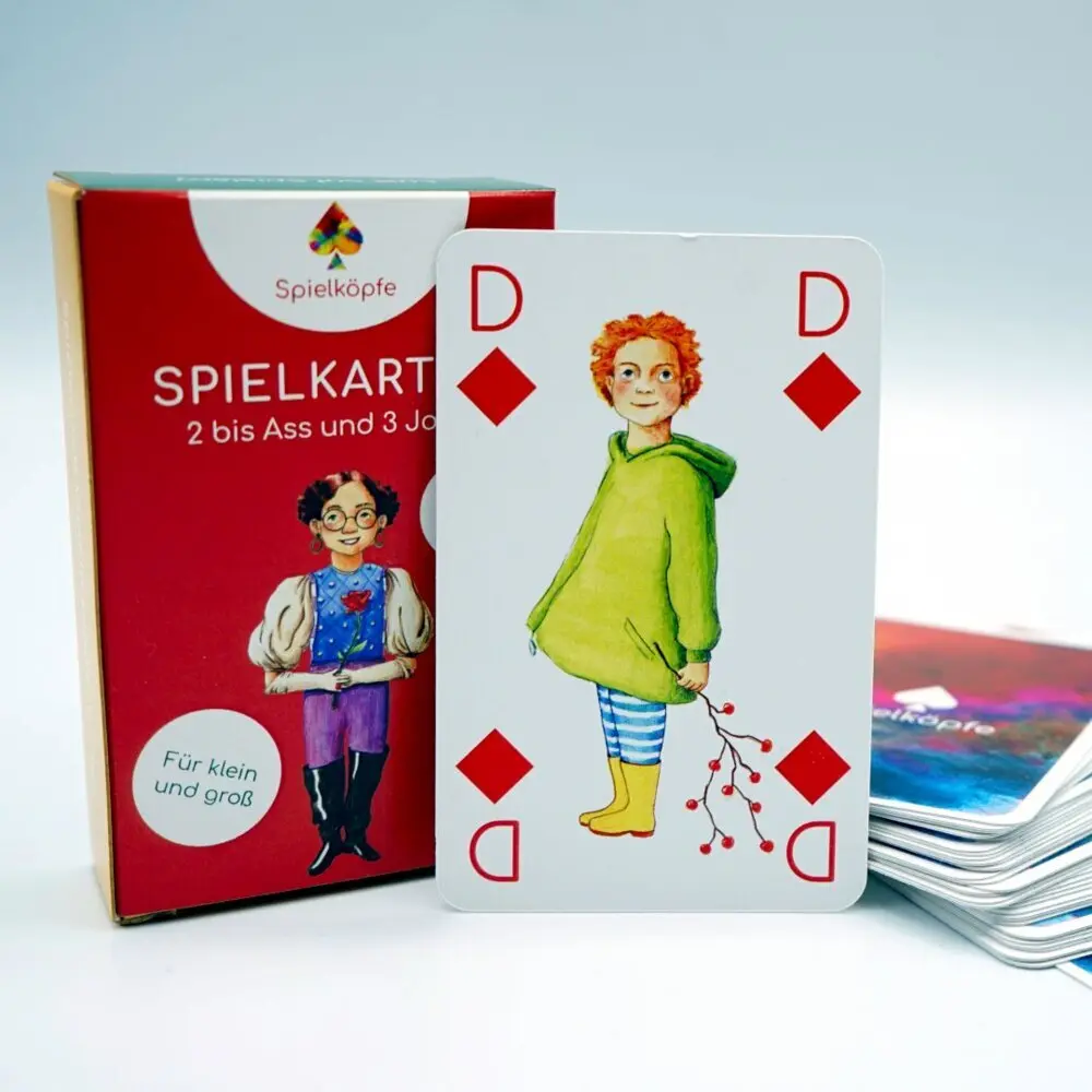 Bild: 4270000966460 | Gendergerechtes Kartendeck (Kinderdeck) | Spielköpfe | Spiel | Deutsch