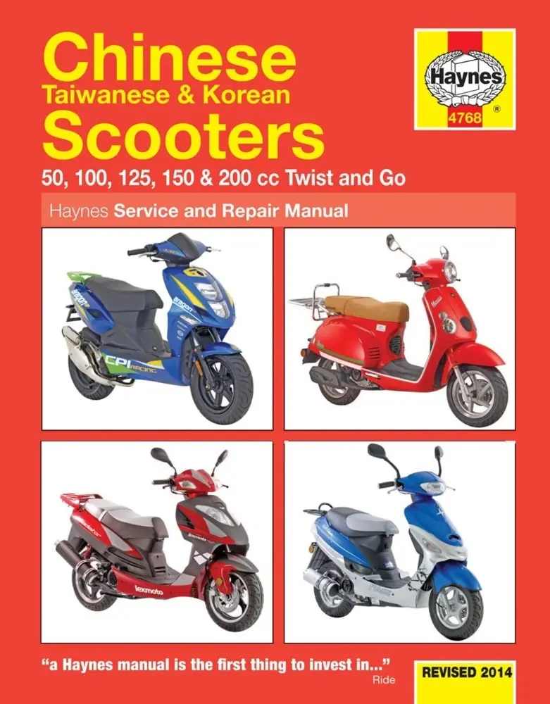 Cover: 9780857336460 | Chinese, Taiwanese &amp; Korean Scooters 50cc, 125cc &amp; 150cc (04-14)...