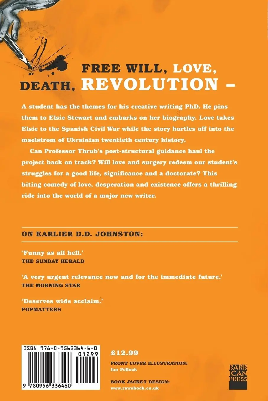 Rückseite: 9780956336460 | The Deconstruction of Professor Thrub | D. D Johnston | Taschenbuch