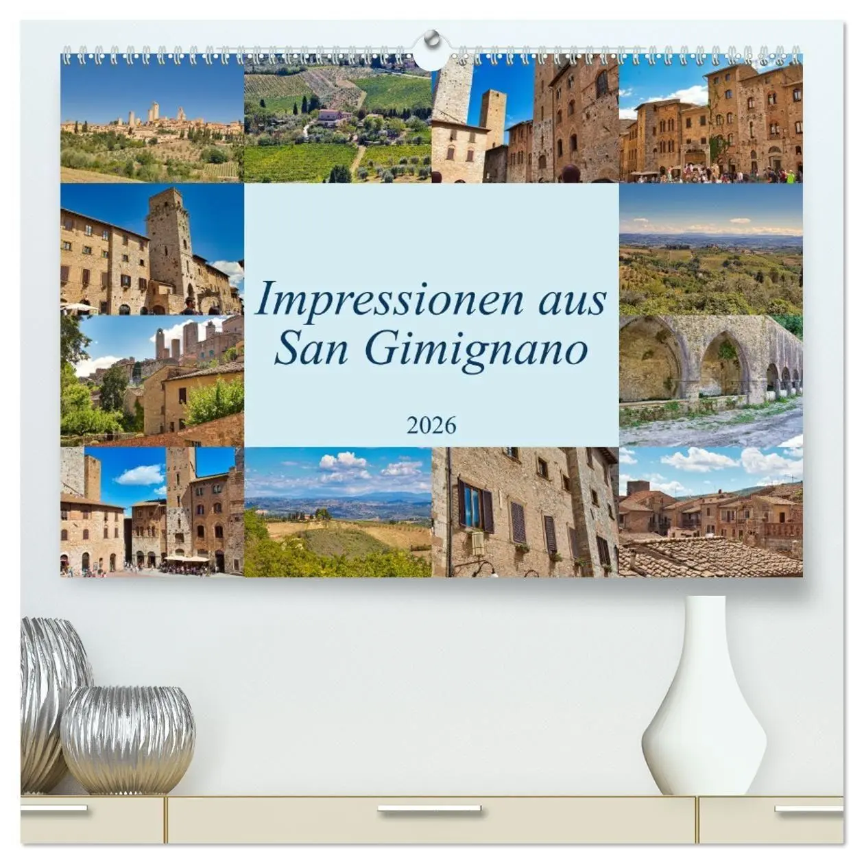 Cover: 9783457386460 | Impressionen aus San Gimignano (hochwertiger Premium Wandkalender...