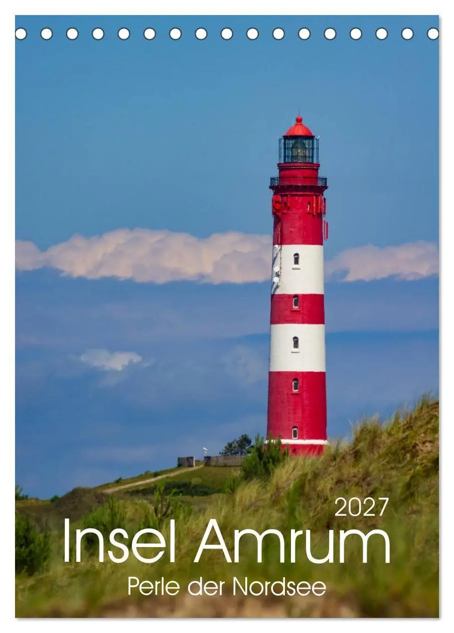 Cover: 9783594216460 | Insel Amrum (Tischkalender 2027 DIN A5 hoch), CALVENDO Monatskalender