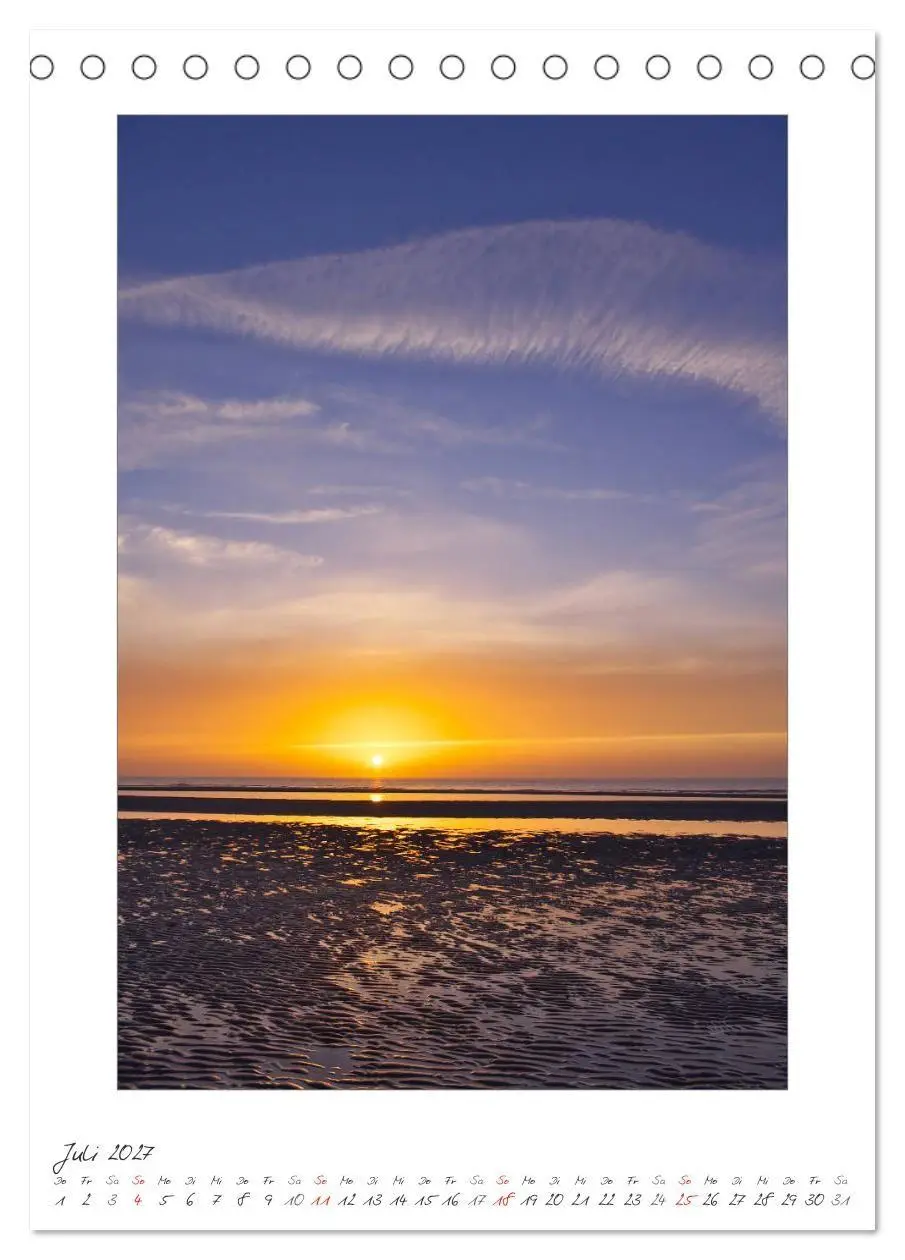 Bild: 9783594216460 | Insel Amrum (Tischkalender 2027 DIN A5 hoch), CALVENDO Monatskalender