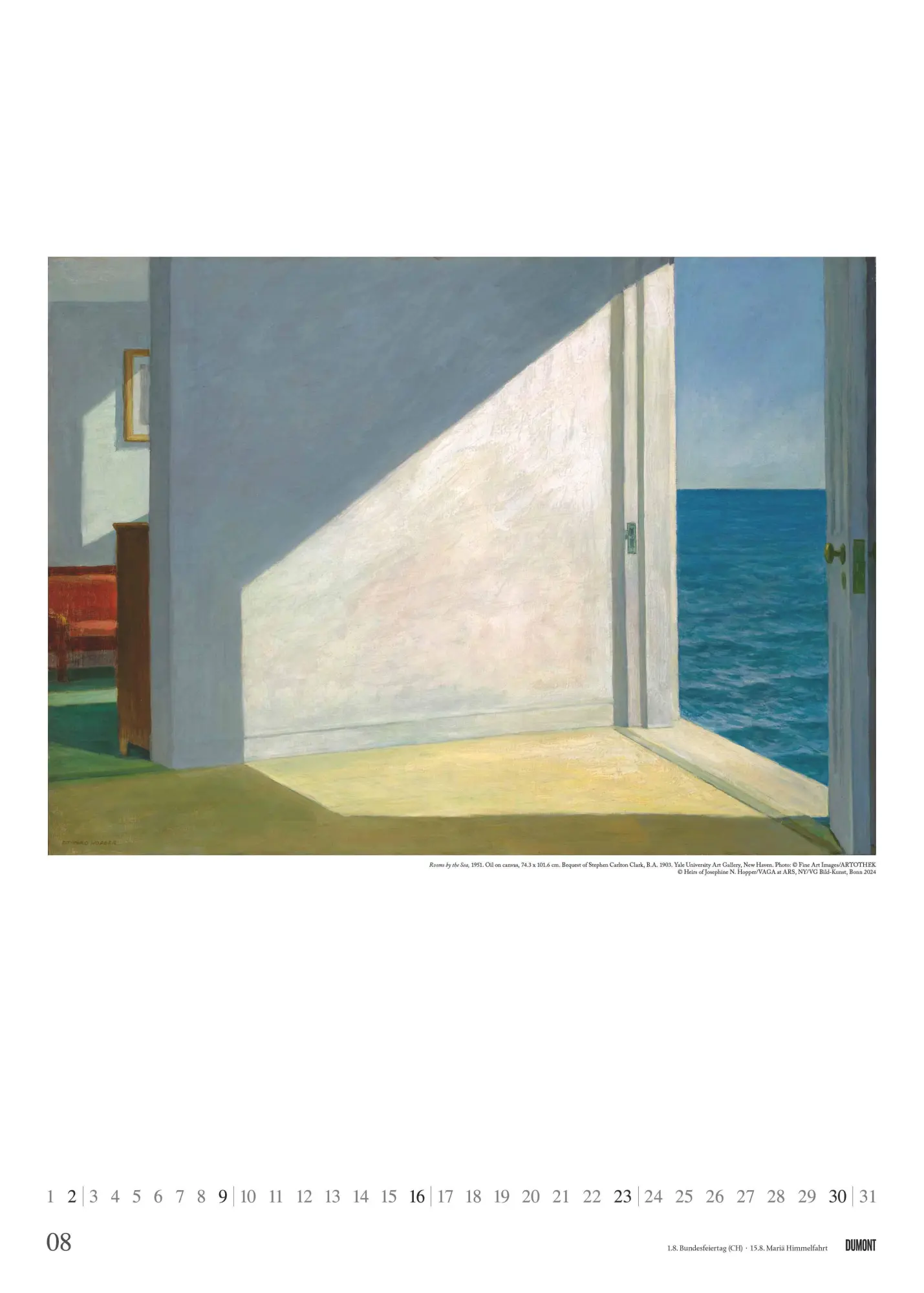 Bild: 4069095006560 | Edward Hopper 2026 - Kunst-Kalender - Poster-Kalender - 50x70 | 14 S.