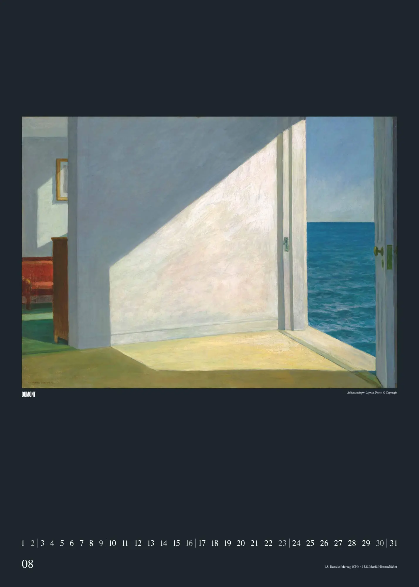 Bild: 4069095006560 | Edward Hopper 2026 - Kunst-Kalender - Poster-Kalender - 50x70 | 14 S.