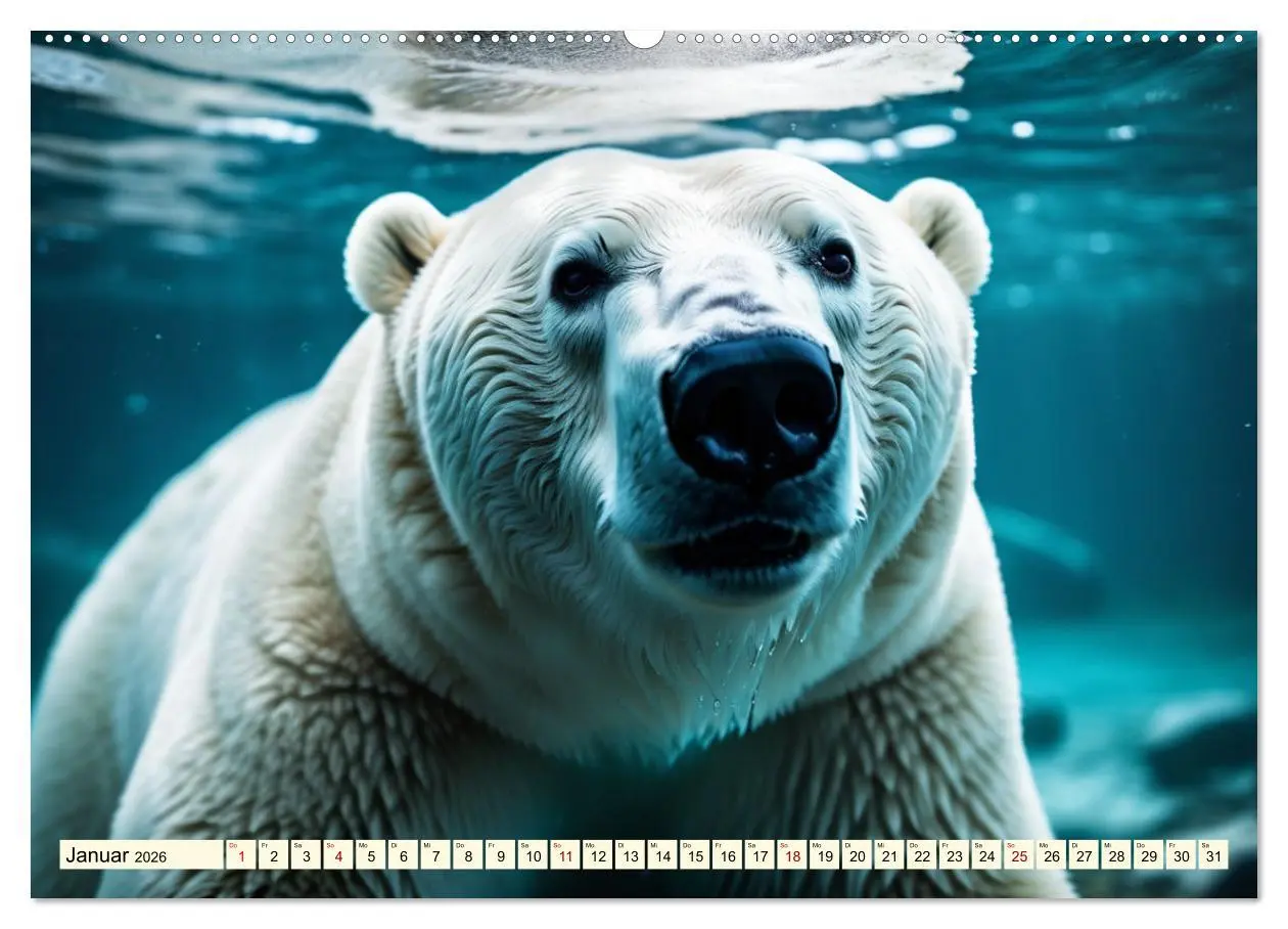 Bild: 9783457376560 | Große und kleine Bären (hochwertiger Premium Wandkalender 2026 DIN...