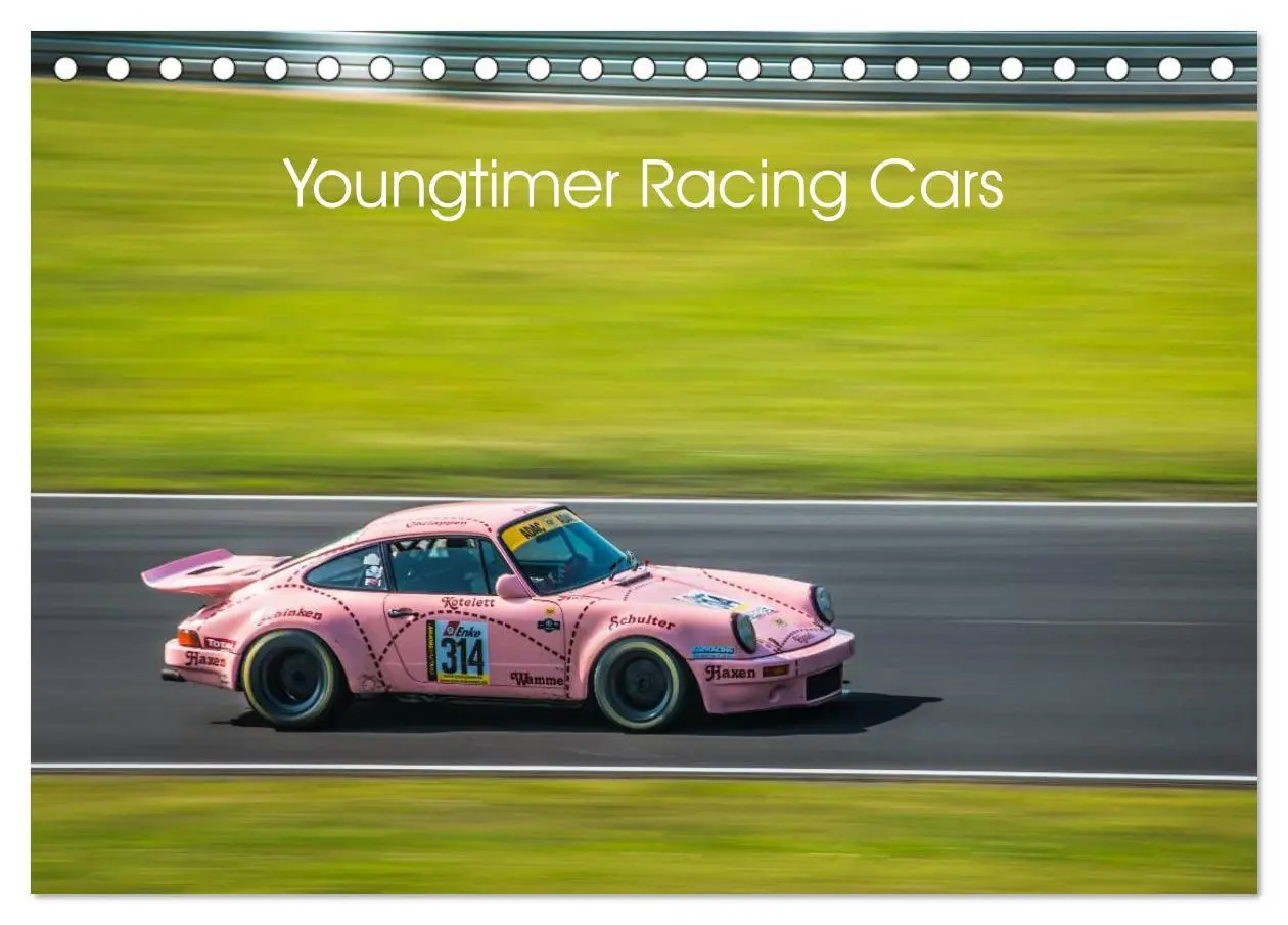 Cover: 9783457996560 | Youngtimer Racing Cars (Tischkalender 2026 DIN A5 quer), CALVENDO...