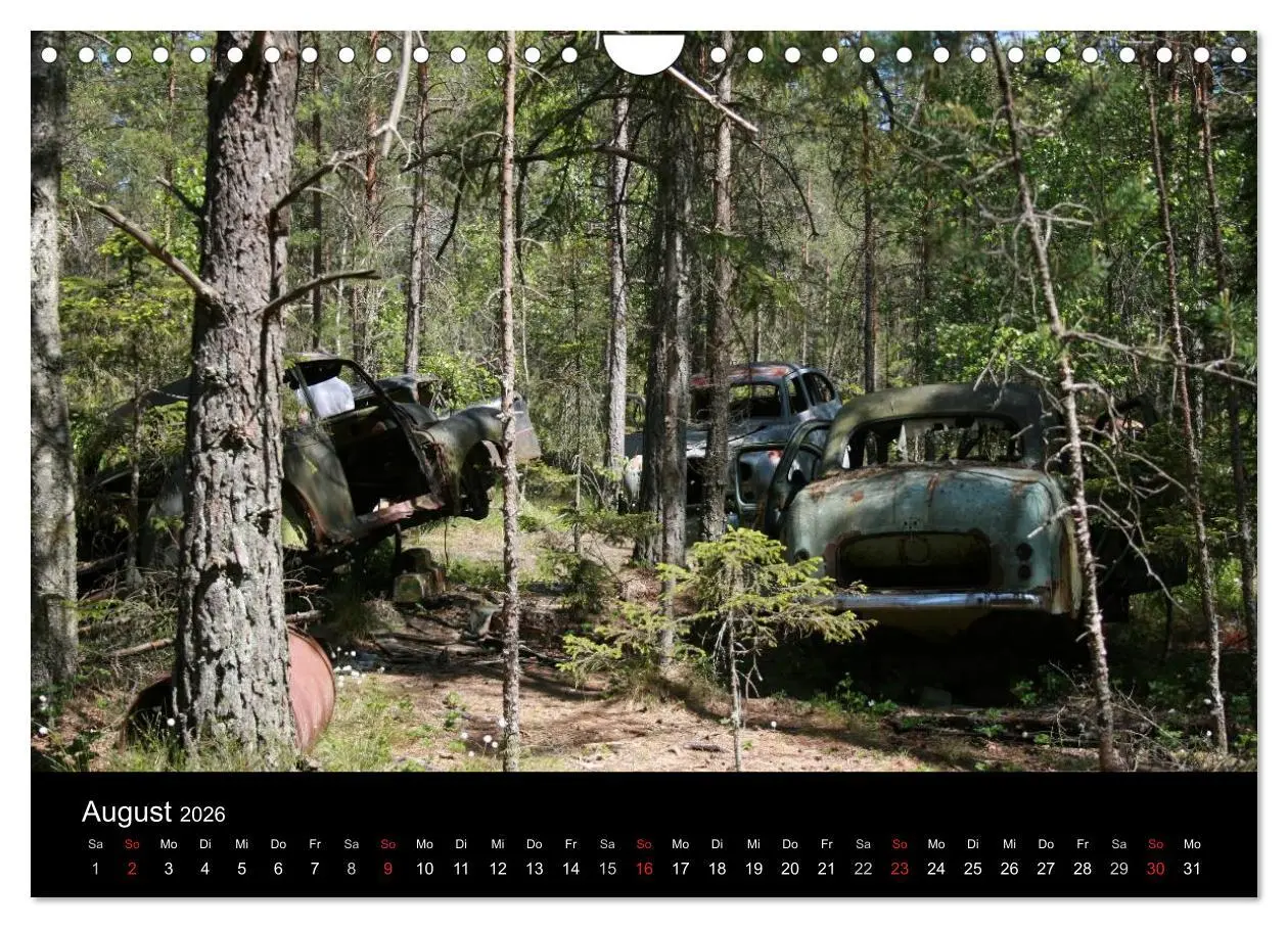 Bild: 9783516156560 | Schrottautos im Kyrkö Mosse (Wandkalender 2026 DIN A4 quer),...
