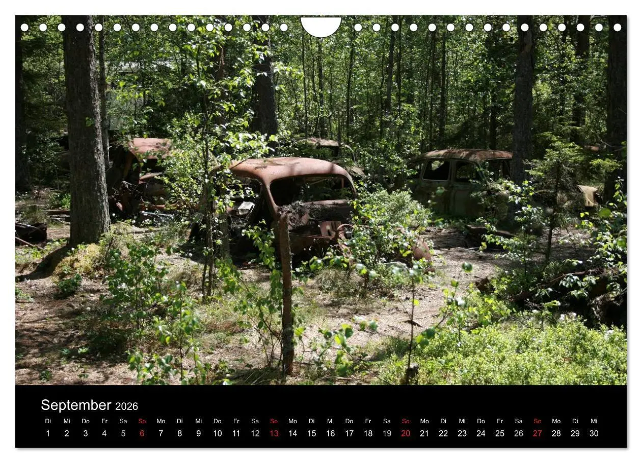 Bild: 9783516156560 | Schrottautos im Kyrkö Mosse (Wandkalender 2026 DIN A4 quer),...