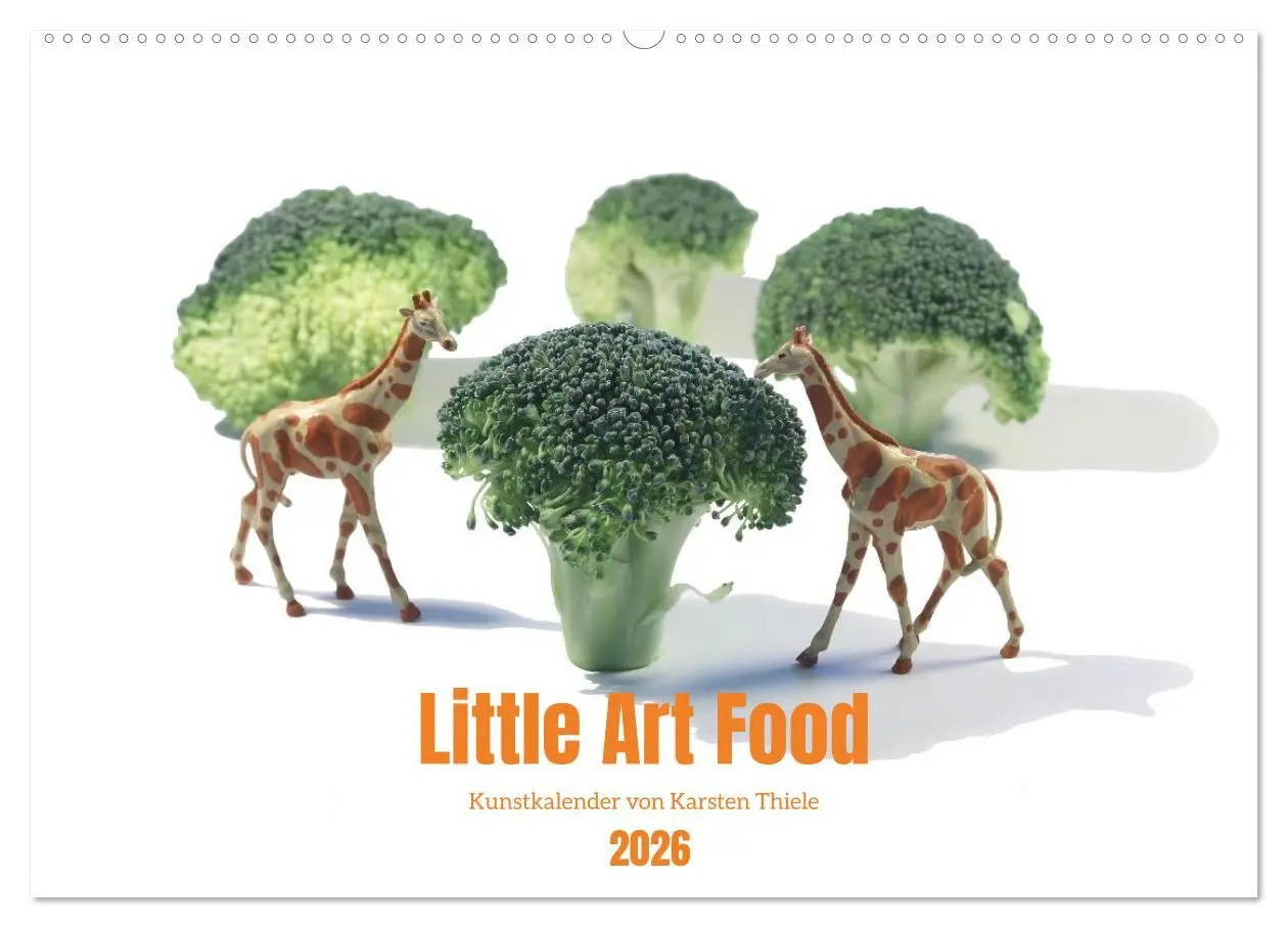 Cover: 9783516606560 | Little Art Food Kunstkalender (Wandkalender 2026 DIN A2 quer),...
