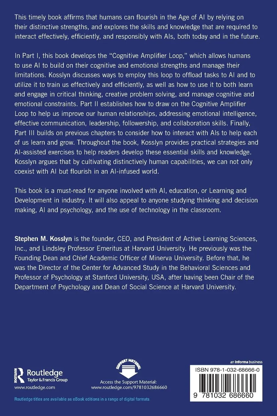 Rückseite: 9781032686660 | Learning to Flourish in the Age of AI | Stephen M. Kosslyn | Buch