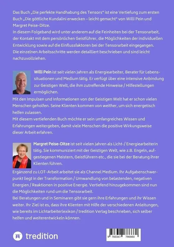 Bild: 9783347786660 | Die perfekte Handhabung des Tensors | Margret Peise-Ditze (u. a.)