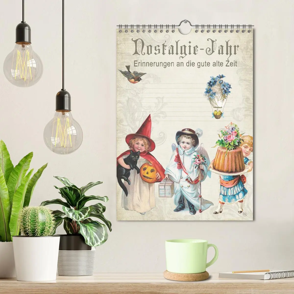 Bild: 9783516456660 | Nostalgie-Jahr, Motive aus alten Poesiealben (Wandkalender 2026 DIN...