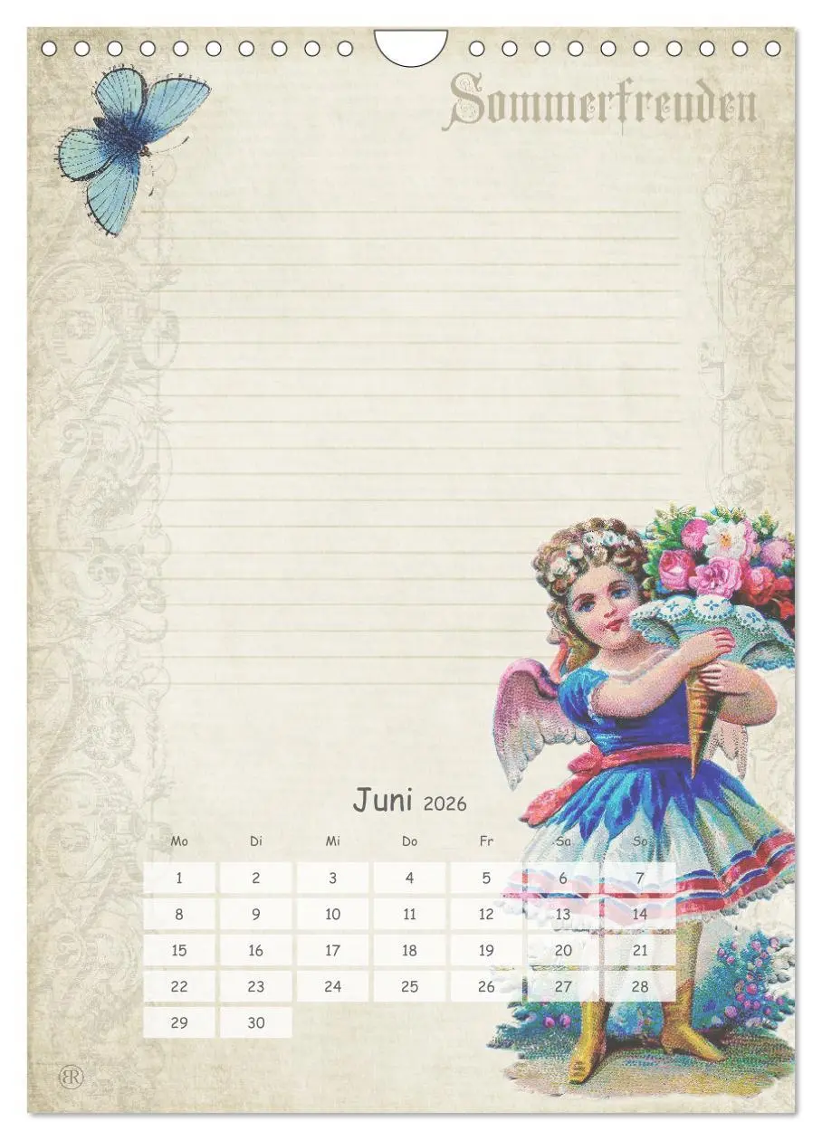 Bild: 9783516456660 | Nostalgie-Jahr, Motive aus alten Poesiealben (Wandkalender 2026 DIN...